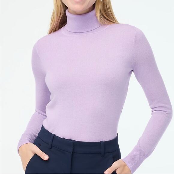 J.Crew Machine-washable merino wool-blend turtleneck - Picture 1 of 5